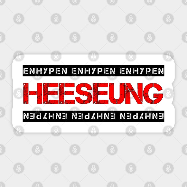 ENHYPEN HEESEUNG Design Sticker by PANGANDOY